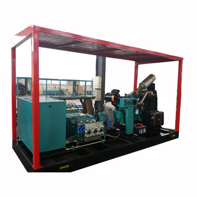 132kw Yüksek Basınçlı Jet Yıkama Makinesi Dizel Motor Gücü Jet Temizleyici