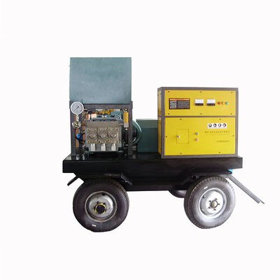 600bar 75kw Trolley Yüksek Basınçlı Temizleyici Yüksek Basınçlı Su Jeti Temizleme Makinesi