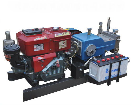 Dizel Yüksek Basınçlı Su Jeti Makinesi Yüksek Basınçlı Hidro Blaster 10000psi