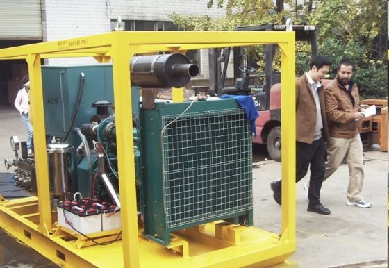 Yüksek Basınçlı Su Jeti Yıkama Makinesi Yol İşaretlerini Kaldırmak İçin Yüksek Basınçlı Yıkama Makinesi