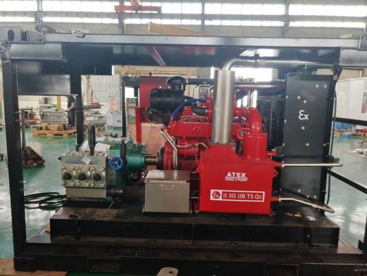 Dizel Motor ATEX Zone 2 DNV Kaldırma Çerçeveli Patlama Korumalı Yüksek Basınçlı Temizleyici
