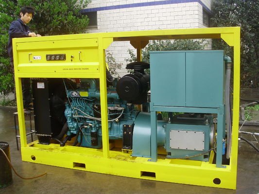 600bar 75kw Arabası Yüksek Basınçlı Temizleyici Yıkayıcı Motor Gücü Basınçlı Temizleme